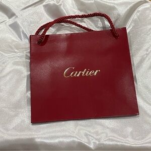 Cartier Small Gift Bag Paper in EUC